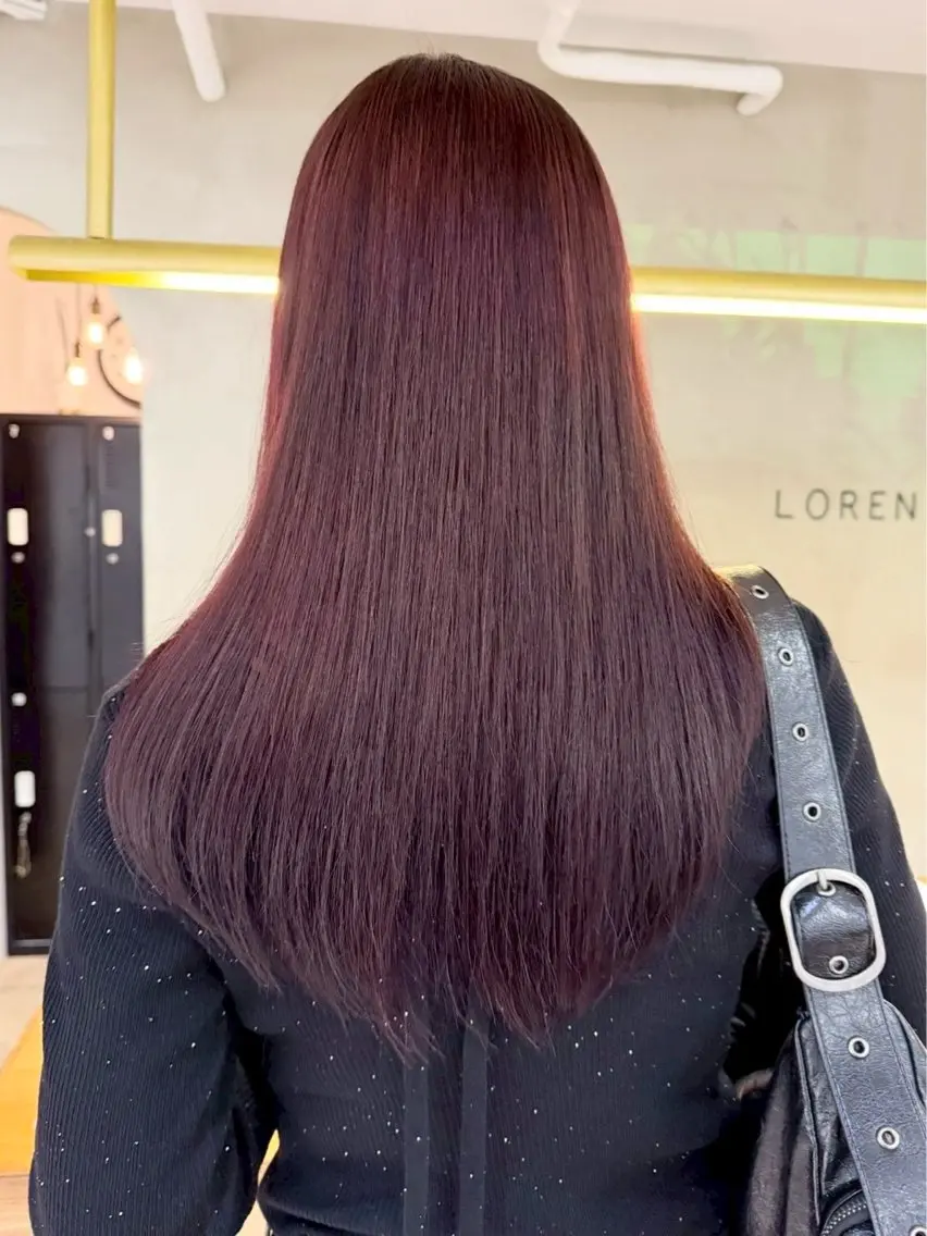 ロング カット ヘアカラー トリートメント レイヤーカット ✨️奥田良太✨️のヘアスタイル