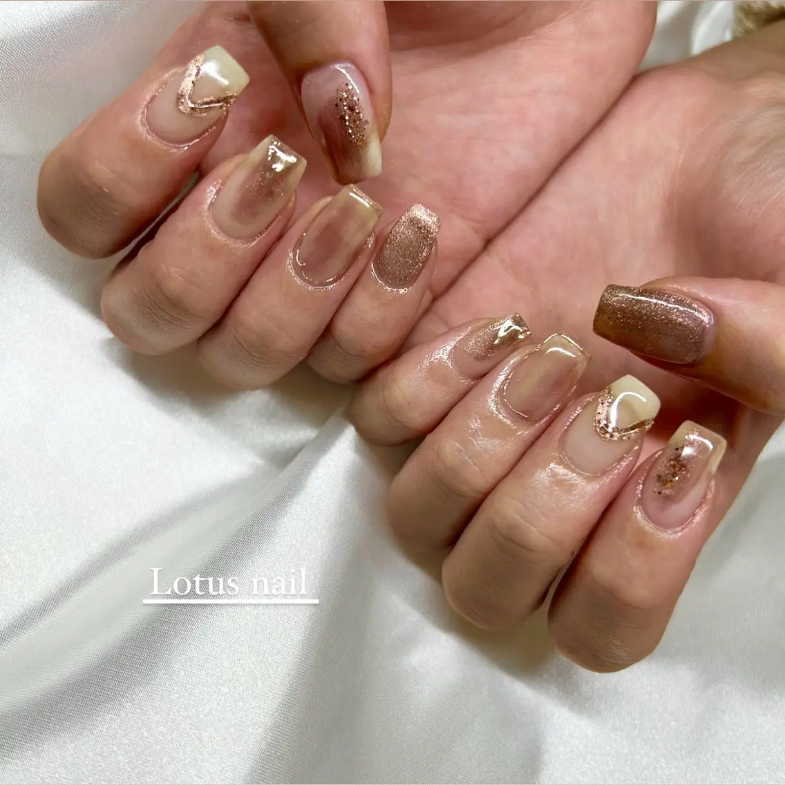 ネイル ハンドネイル Lotus nailのネイルデザイン