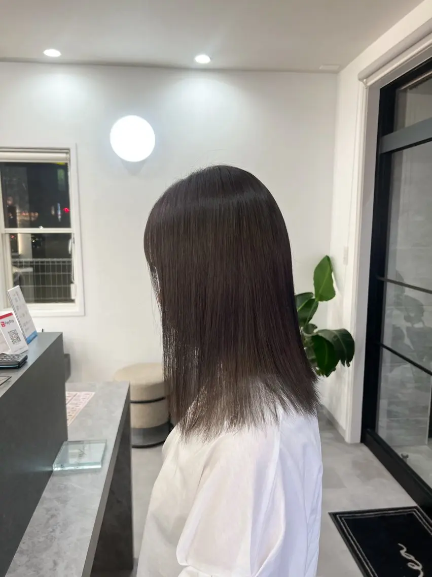 セミロング RIENS xrea 髪質改善 /ななみのヘアスタイル