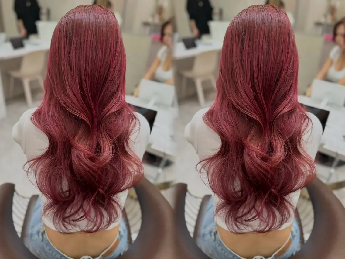 ロング 璃 音のヘアスタイル