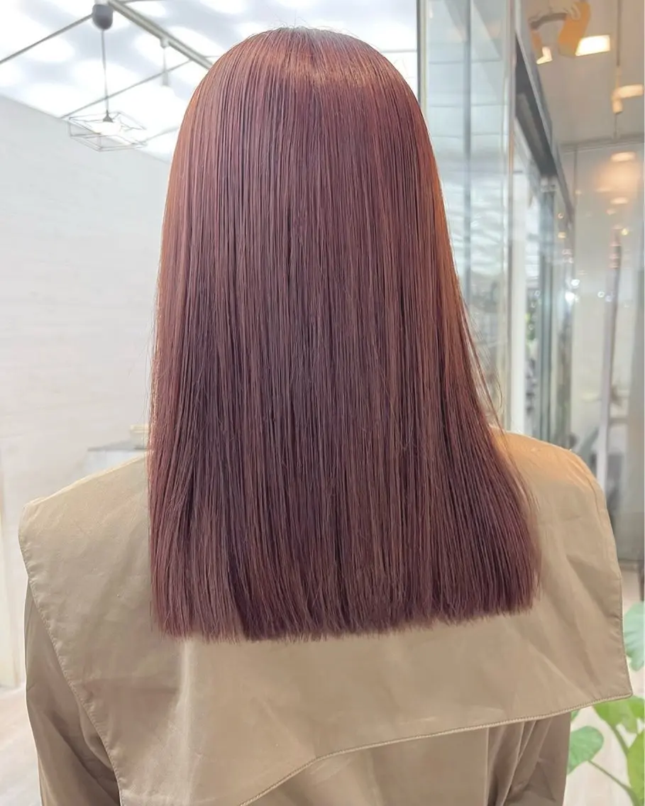 セミロング カラー 渋谷|透明感カラー 🫧🤍|rinaのヘアスタイル