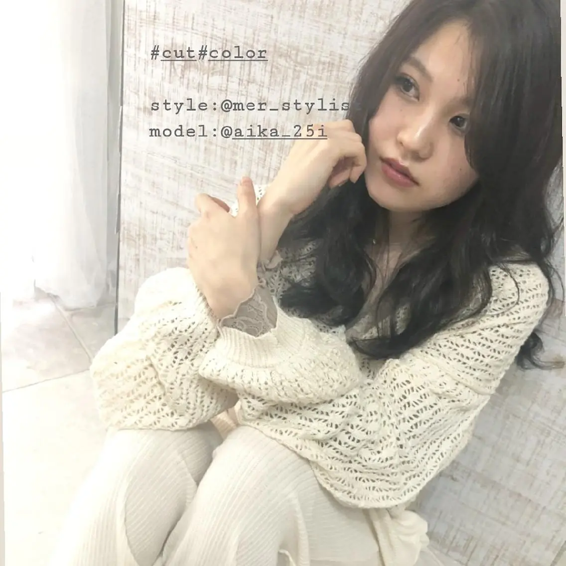 カラー ロング ヘアアレンジ See by merの眉毛・アイブロウイメージ