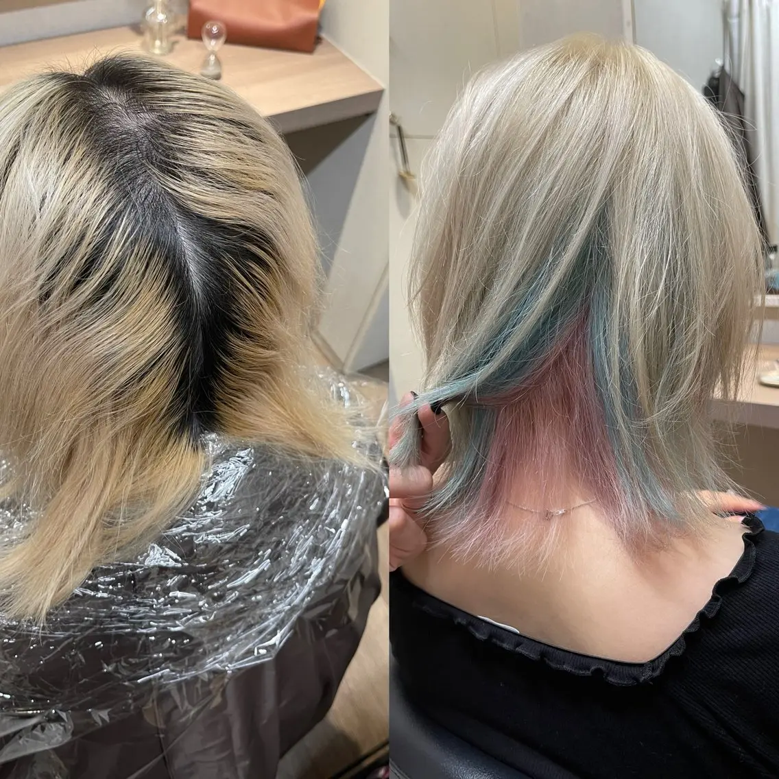 ショート カラー ヘアカラー トリートメント ANDIAMO SAKAE🍁楓のヘアスタイル
