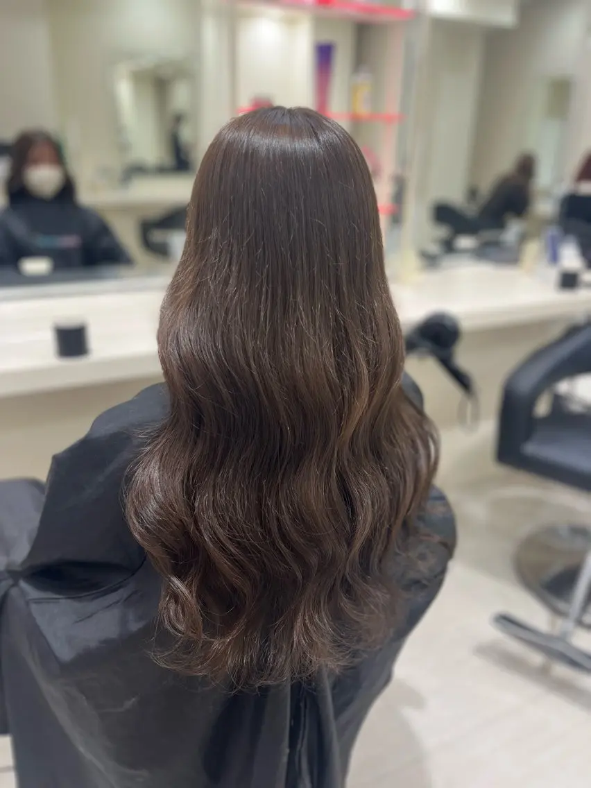 カラー ヘアカラー トリートメント ベージュ・ラベンダー カラー🎀りりのヘアスタイル