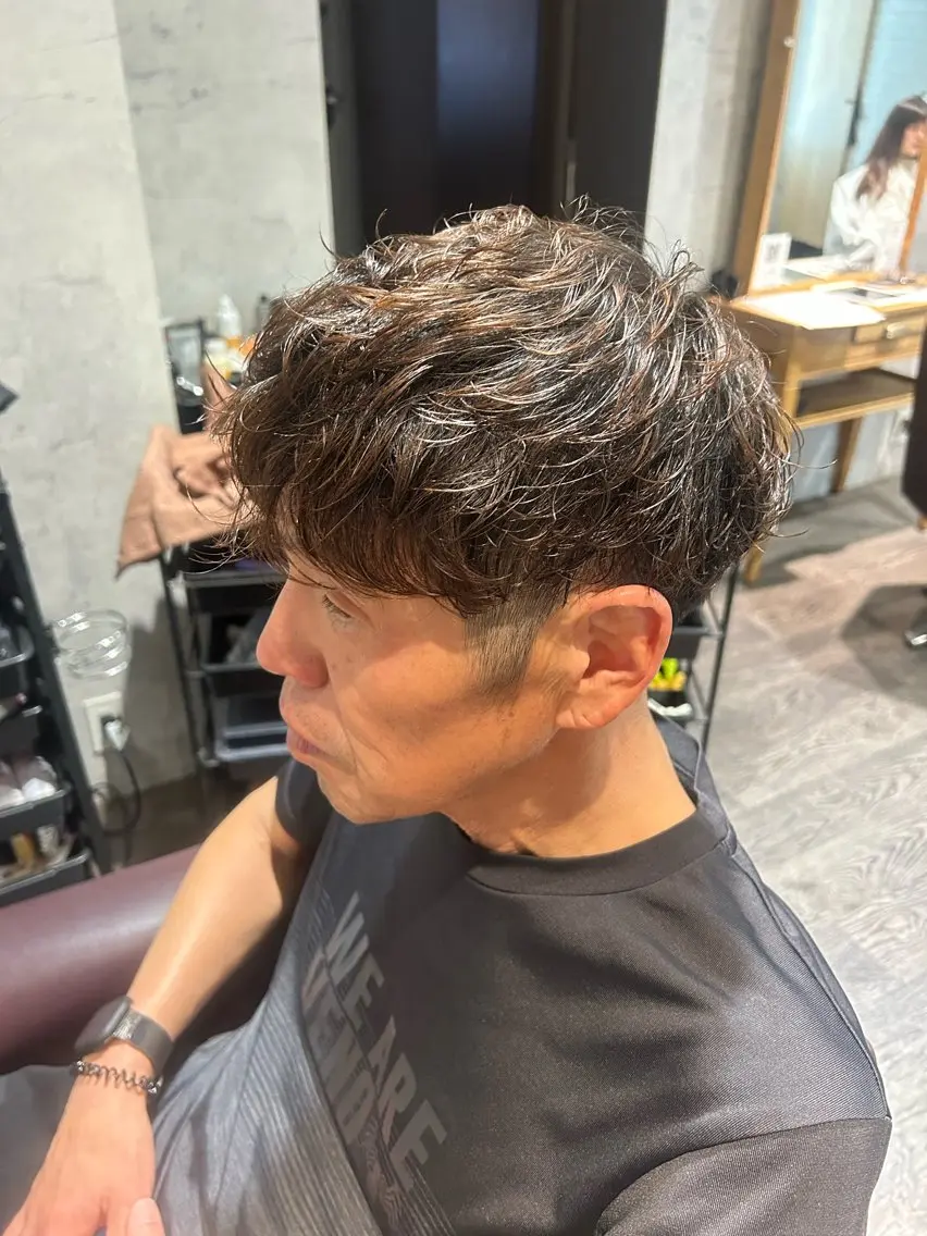 ショート パーマ ニュアンスパーマ カット パーマ パーソナルカラー 診断🍀マリンのヘアスタイル