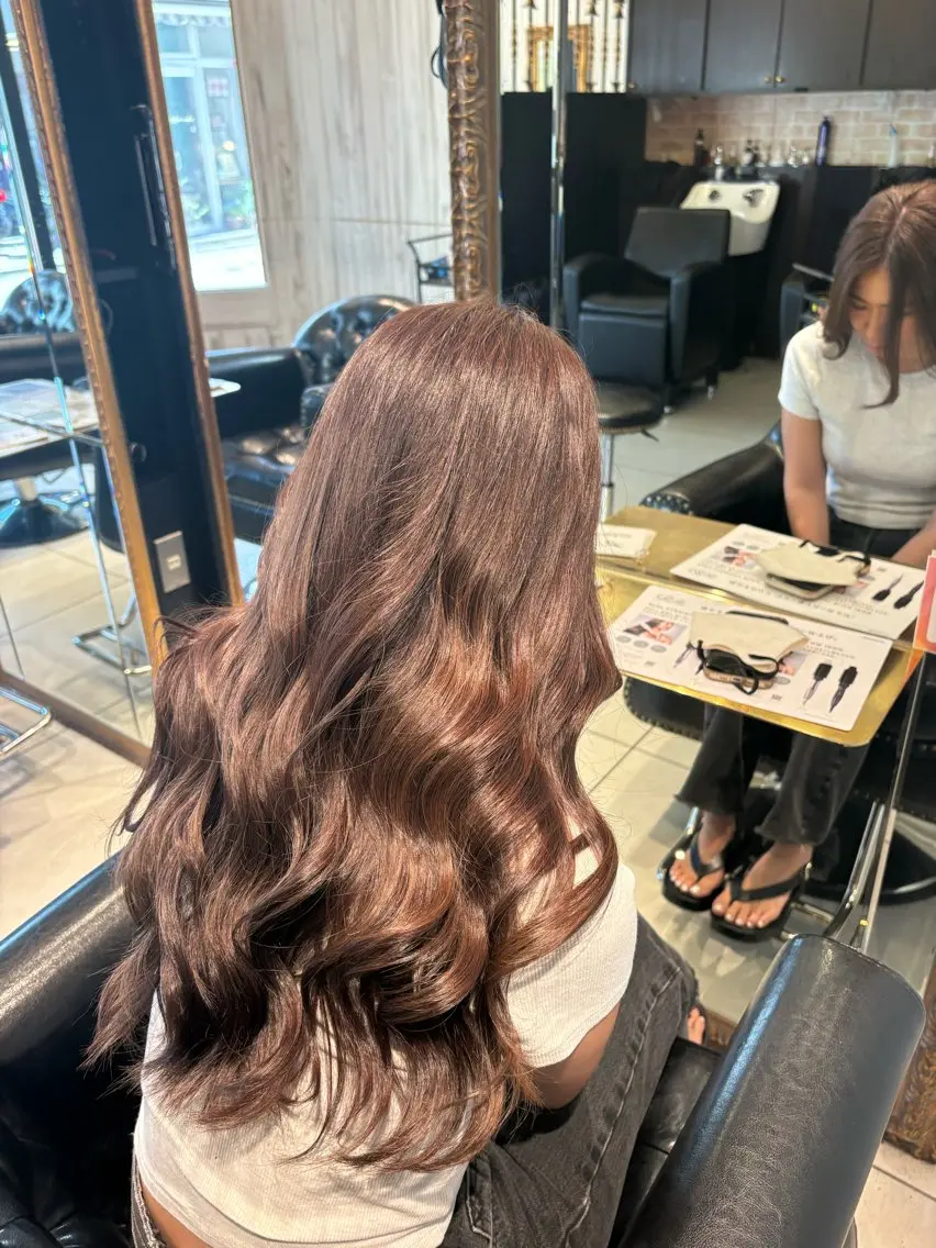 ロング カラー ヘアカラー 松井 悠希のヘアスタイル