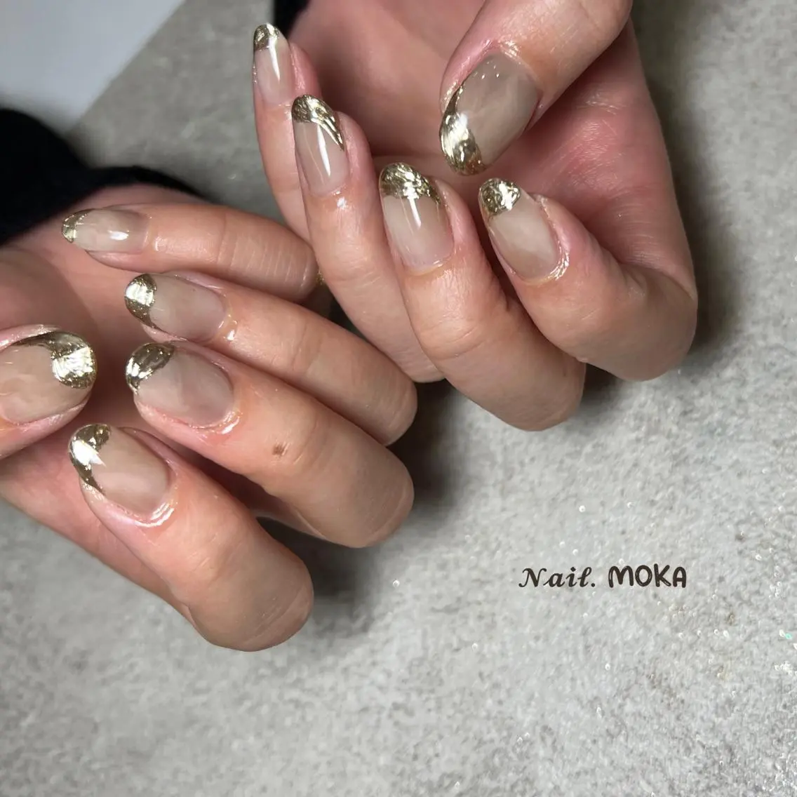 ネイル フレンチネイル ニュアンスネイル nail. MOKAのネイルデザイン