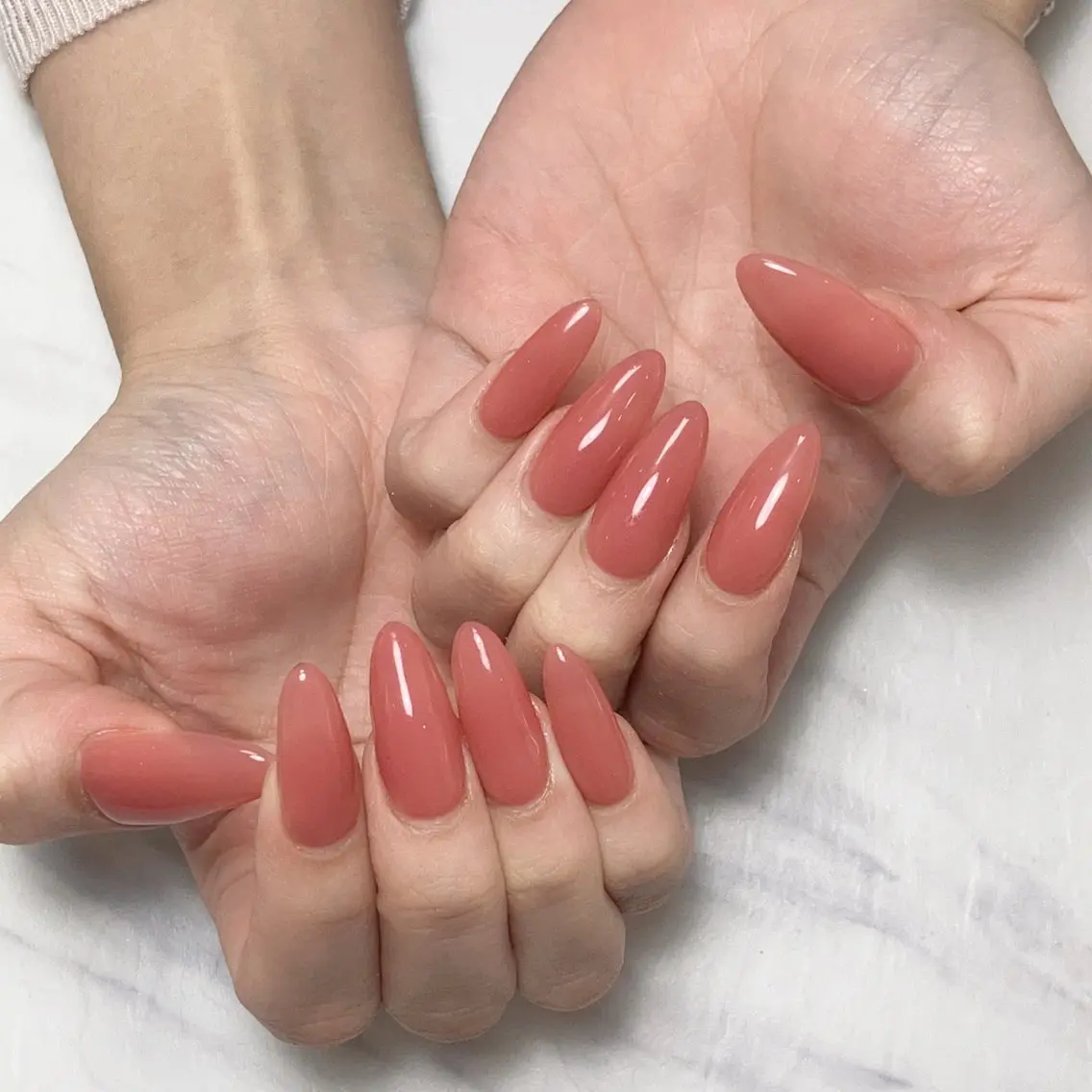 ネイル ハンドネイル ハンドケア さくら💮💮 【オフ無料】のネイルデザイン