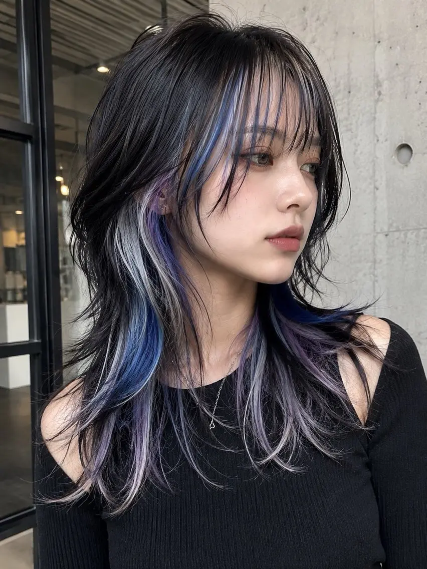 セミロング カラー ヘアカラー トリートメント ハイトーンカラー が絶対可愛い✨泰聖✨のヘアスタイル