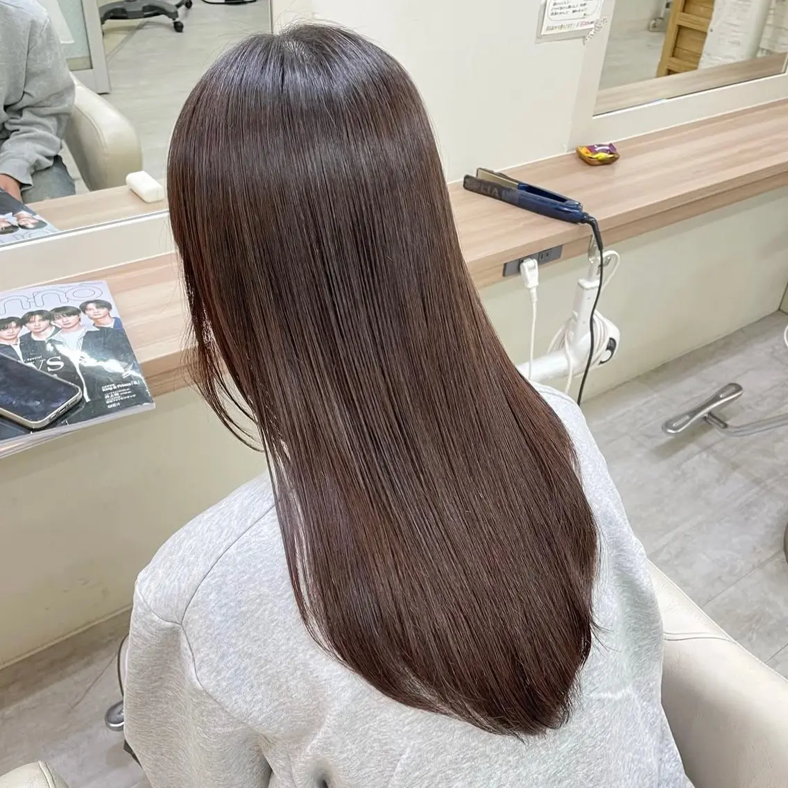 ✨｟ご新規様クーポン｠✨ 🌟髪質改善ストレートリタッチ🌟＋似合わせカット🩵根元のみ🩵の写真