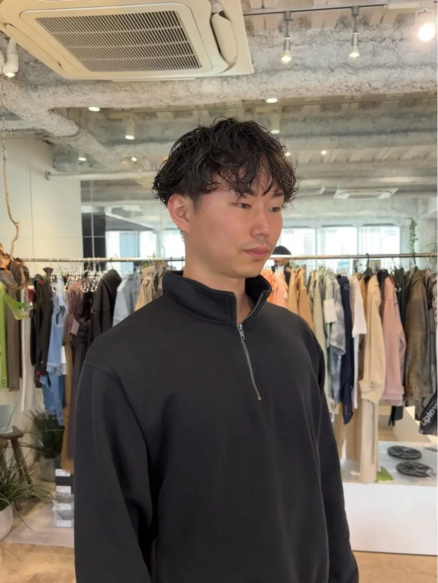 パーマ メンズ カット パーマ ANY/メンズ特化/ シバヤ ユウキのヘアスタイル