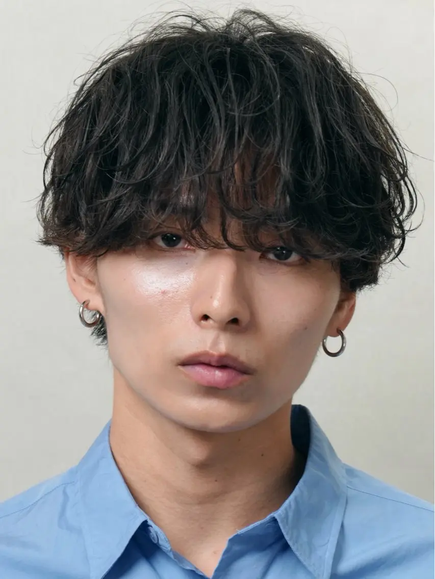 ショート パーマ メンズ カット パーマ fifth/メンズ/ シャドウパーマ/せなのヘアスタイル