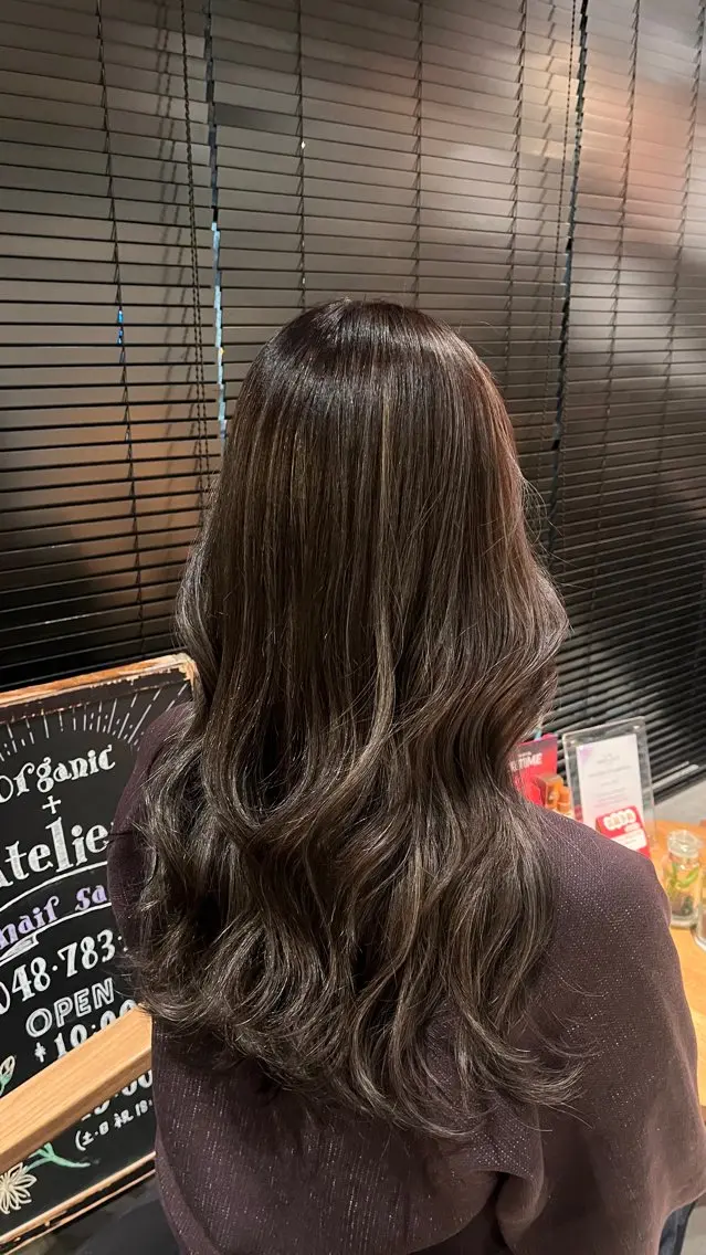 ロング カラー 田中 美月のヘアスタイル