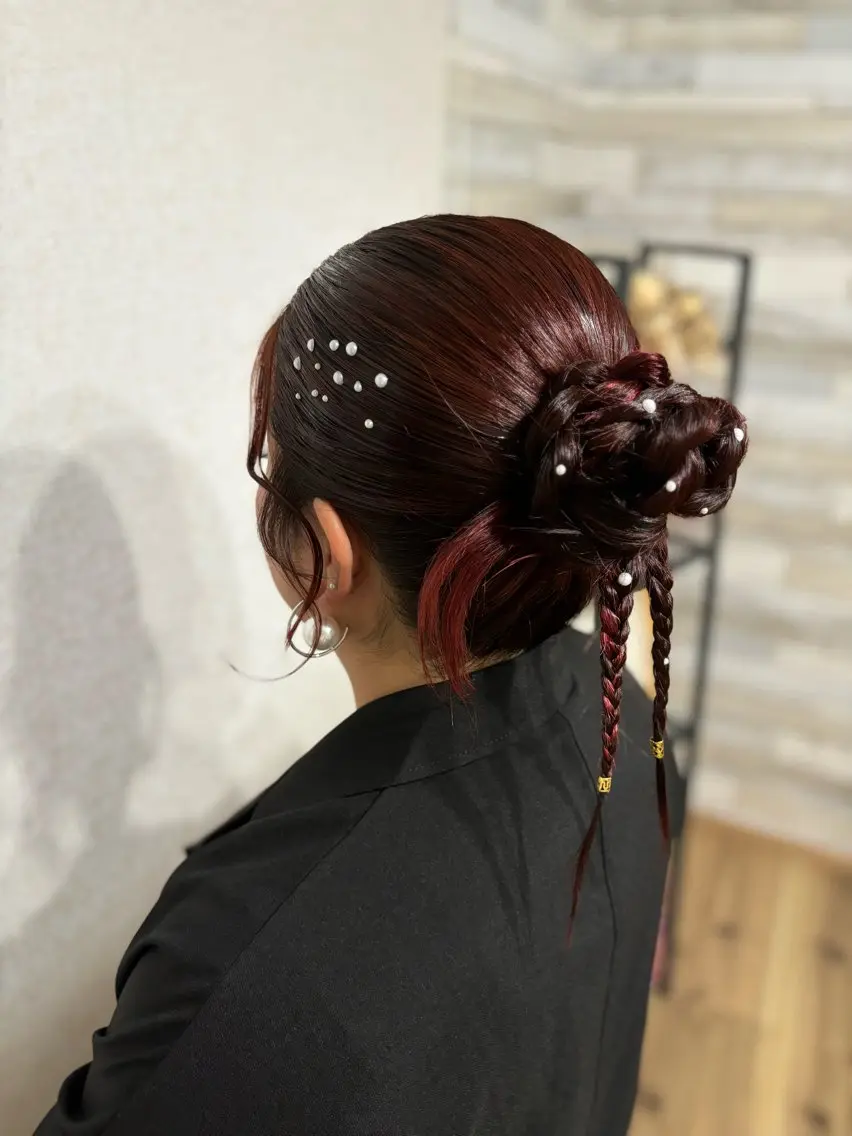 ヘアアレンジ ヘアセット hair salon【クラン】のヘアスタイル