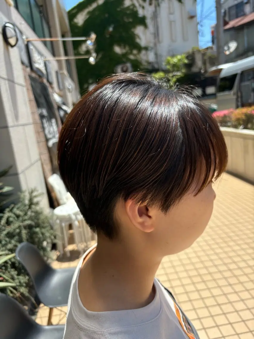 ショート カット 伊藤 那月のヘアスタイル