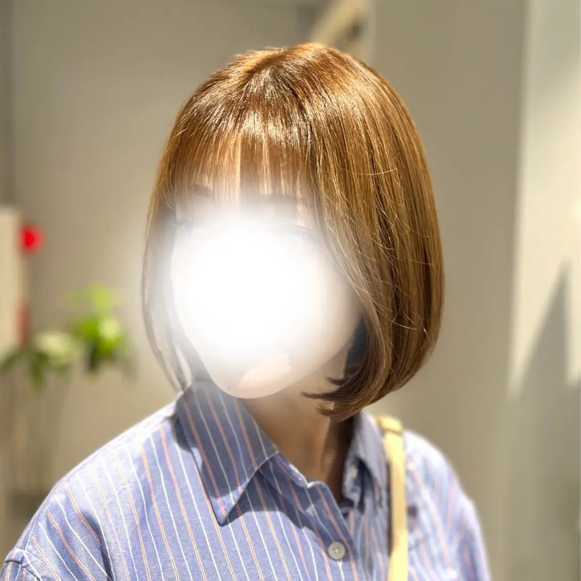 ミディアム ボブ 無料カットモデル ユナのヘアスタイル