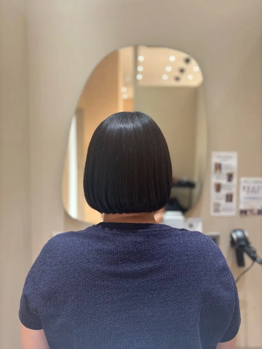 ミディアム ボブ 中島愛佳🐥⸒⸒ 縮毛矯正/艶髪カラーのヘアスタイル