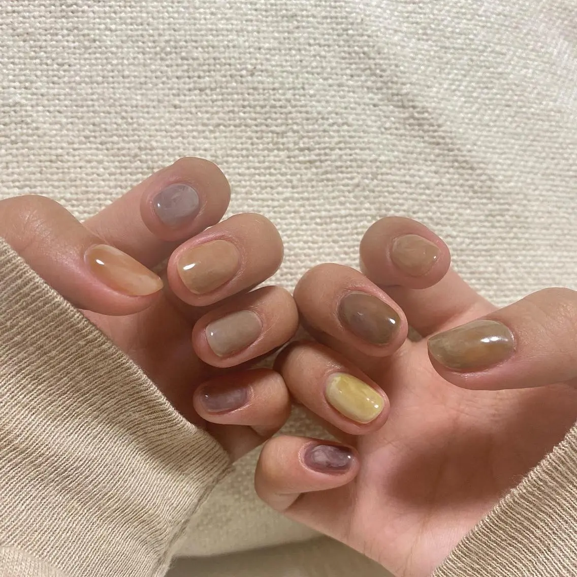 ネイル ニュアンスネイル atelier moamのネイルデザイン
