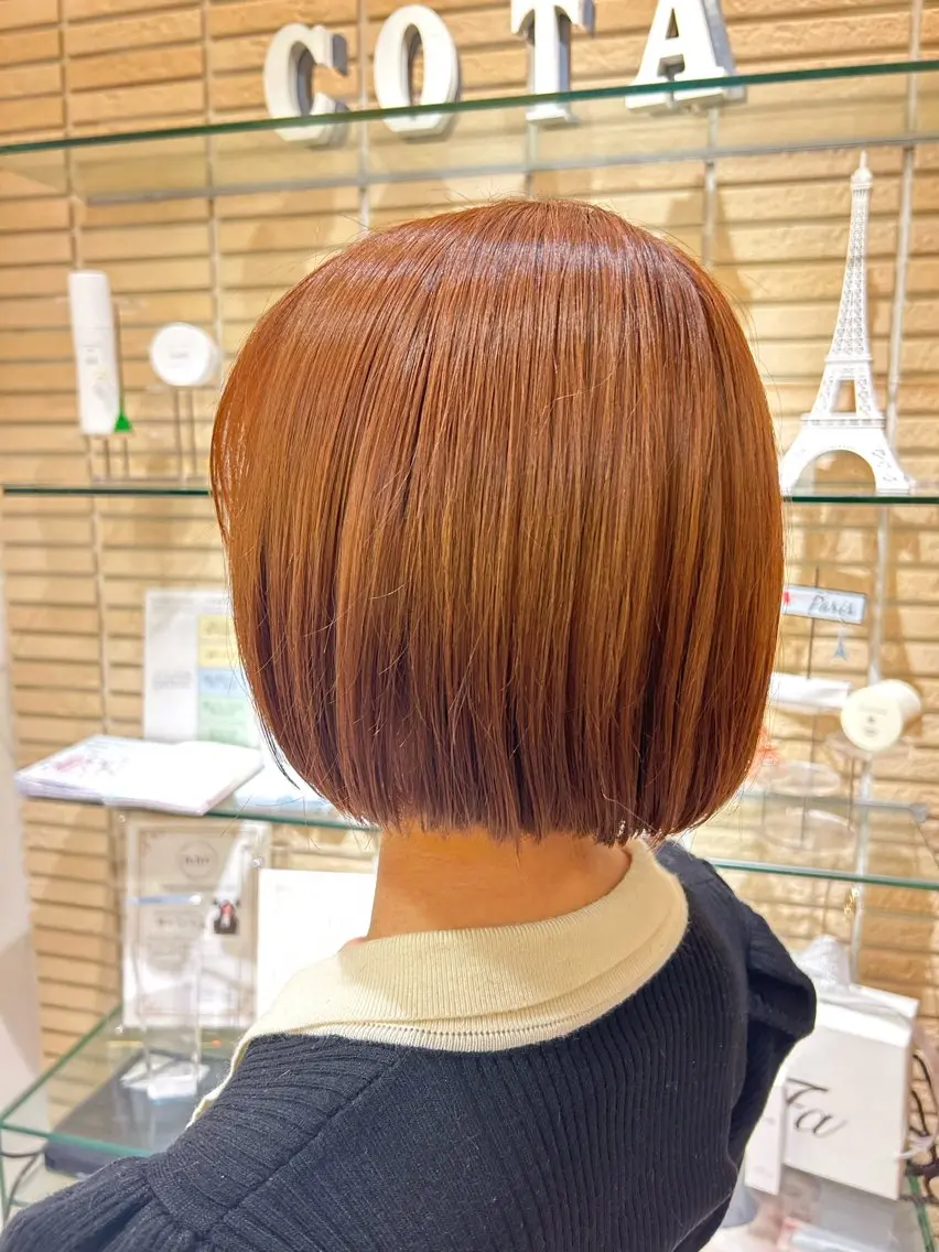 ショート ボブ アトリエJDパリ大畑 美羽🇫🇷💖のヘアスタイル