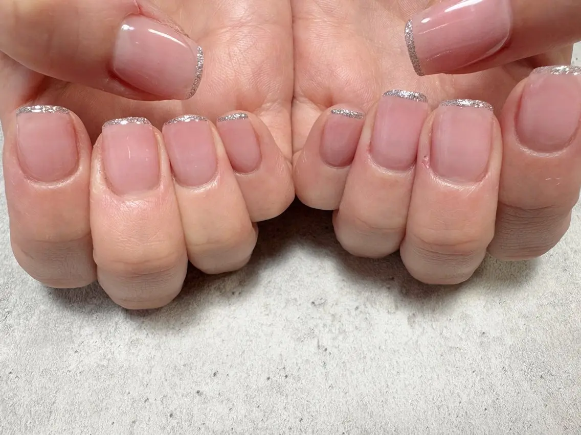 ネイル ラメ(グリッター) ワンカラーネイル gypso.267 🌷SETO🌷のネイルデザイン