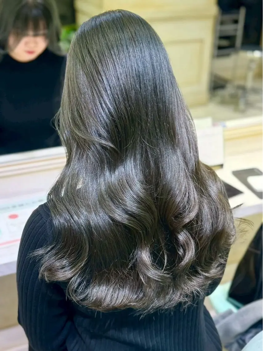 カラー ヘアカラー トリートメント 💙透明感艶カラー/ ゆうな💙のヘアスタイル