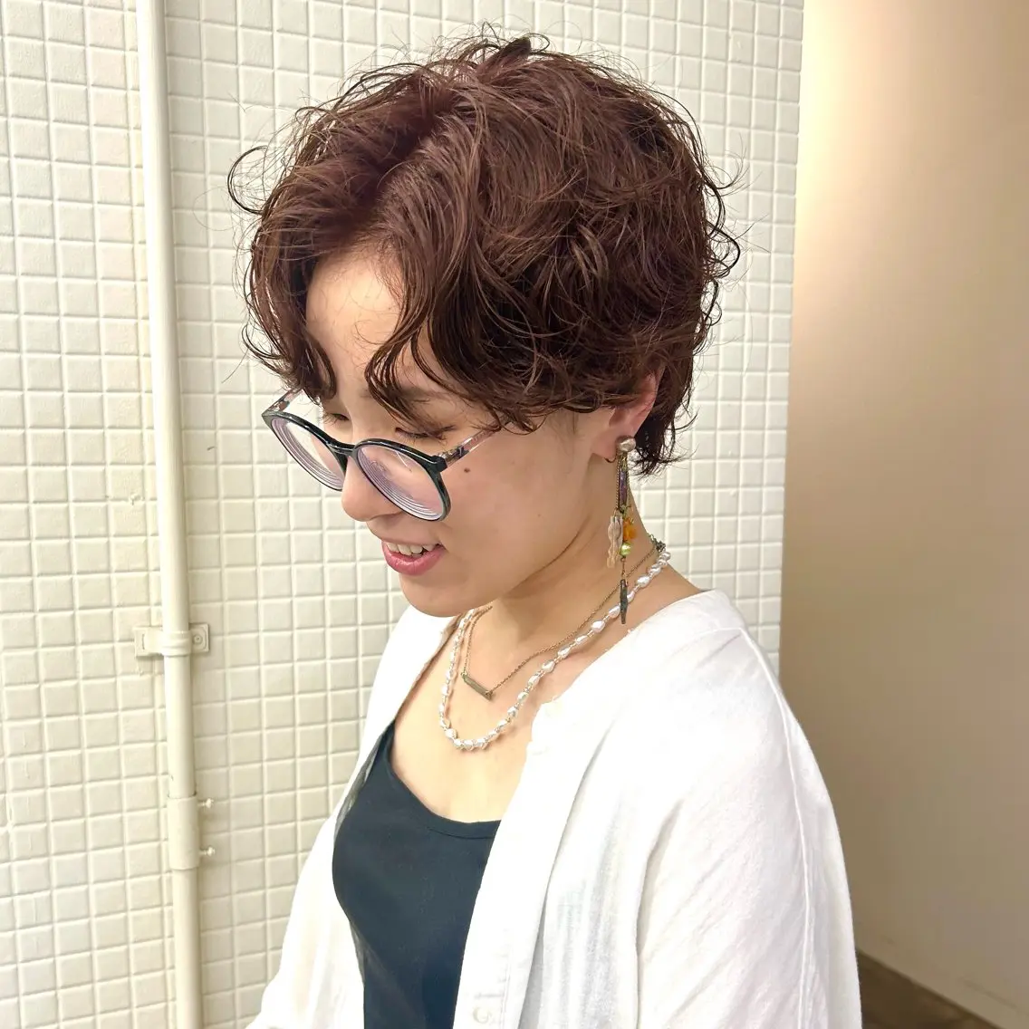 ショート カラー ヘアカラー 7Bridge 滝内ひよりのヘアスタイル