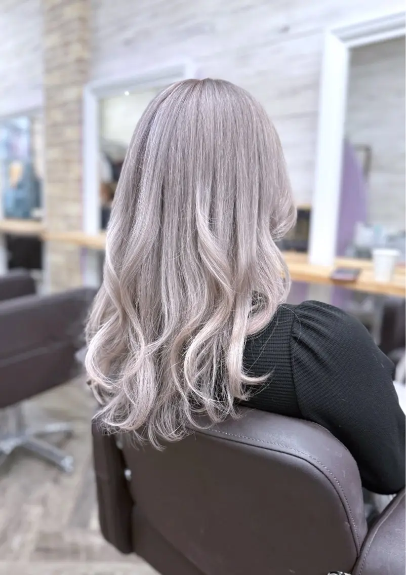 セミロング ヘアカラー トリートメント 北沢 隆のヘアスタイル
