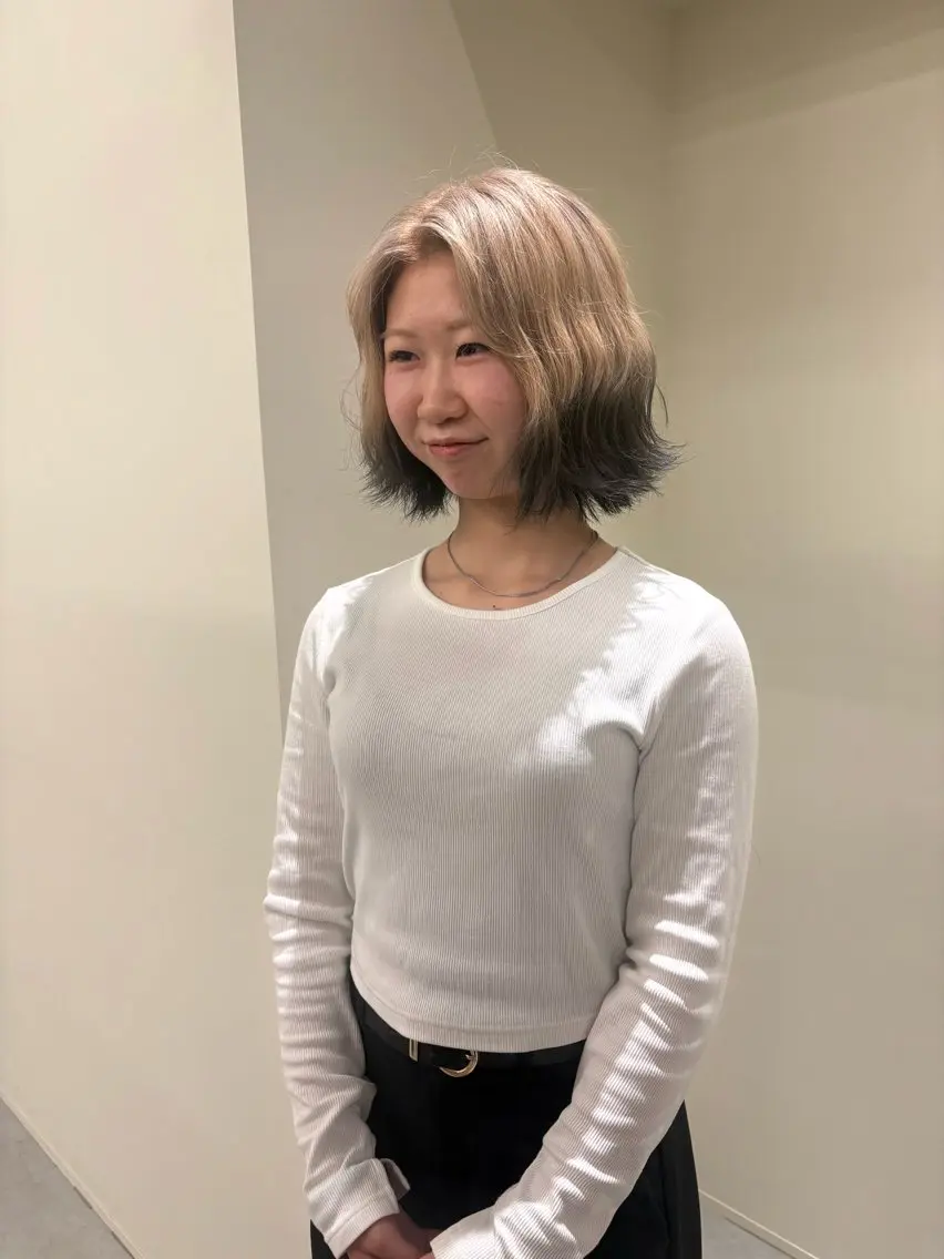 ショート ヘアカラー トリートメント natsuki /HUIのヘアスタイル