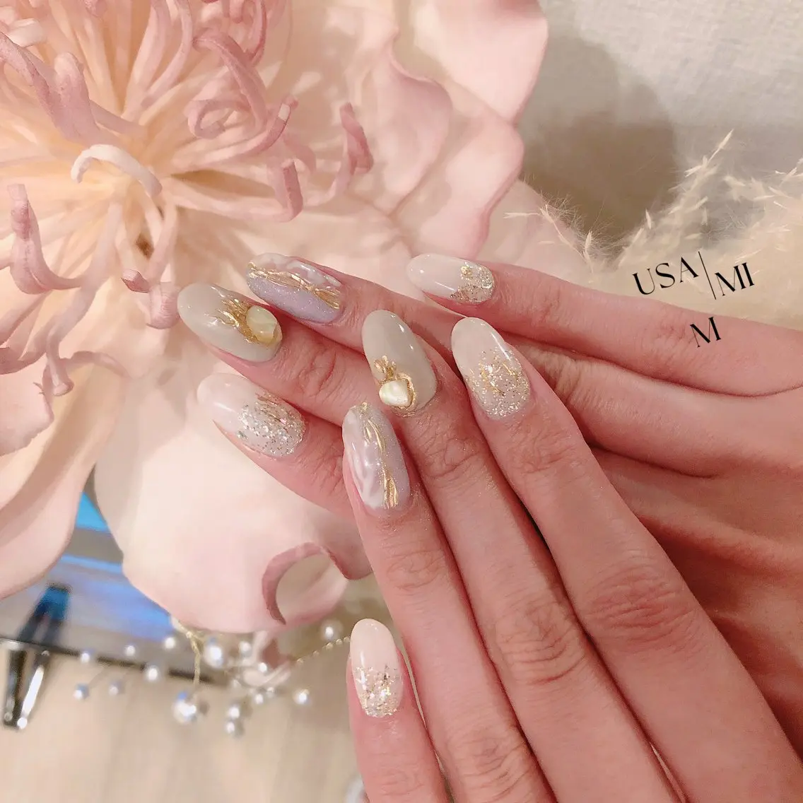 ネイル ハンドネイル USAMiMi 🐰💕のネイルデザイン