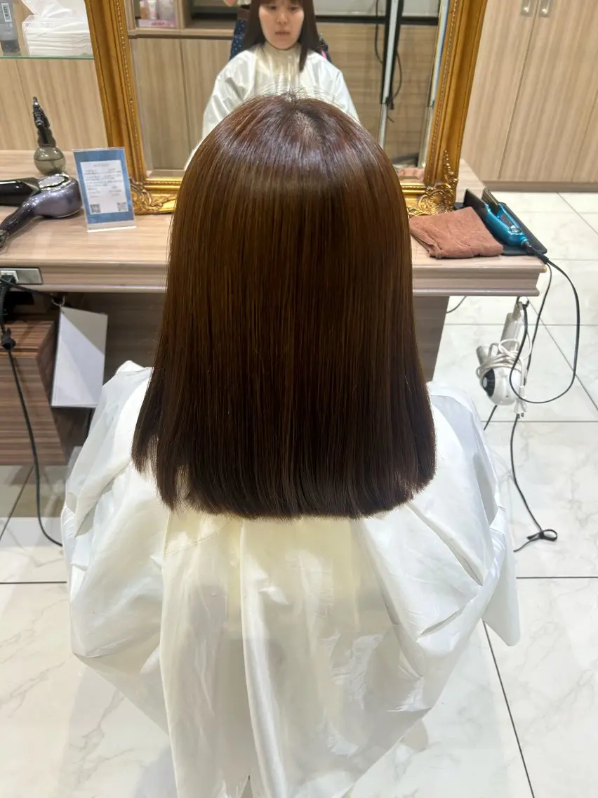ミディアム 佐藤 ななせのヘアスタイル