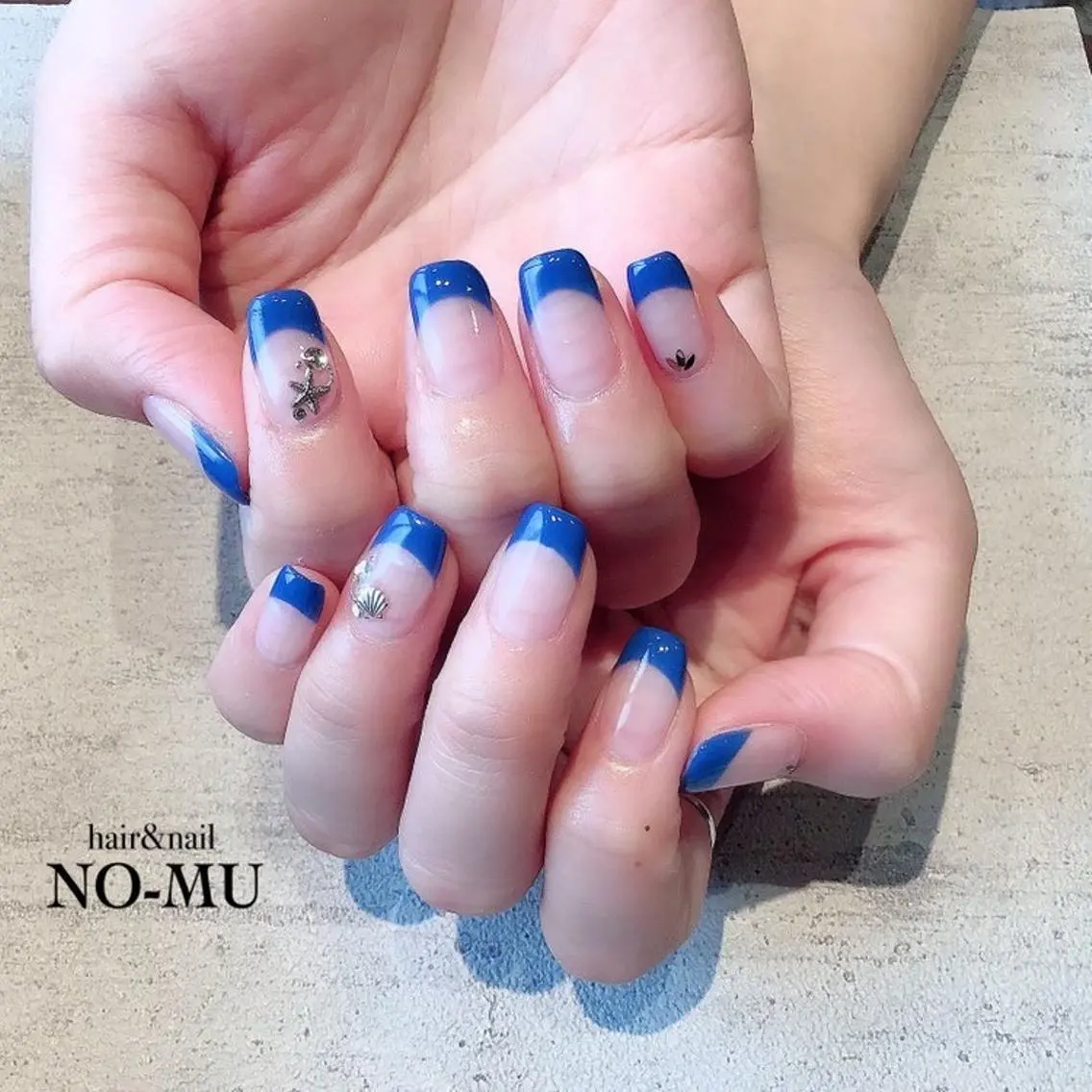 ネイル ストーンネイル ハンドネイル hair&nail NO-MUのネイルデザイン
