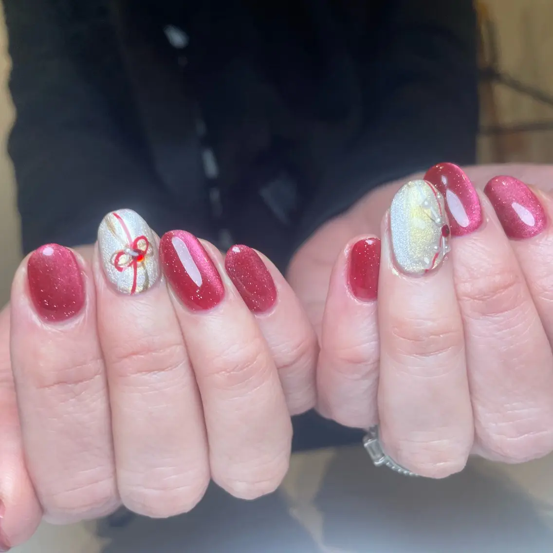 マグネット🧲&お正月🎍デザイン💅の写真