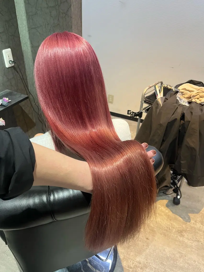 ロング エクステ ケアブリーチ&シール エクステの店和田翔莉のヘアスタイル