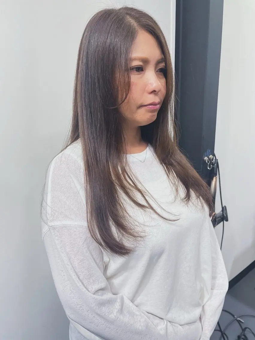 ロング カット Sakairi Yunaのヘアスタイル