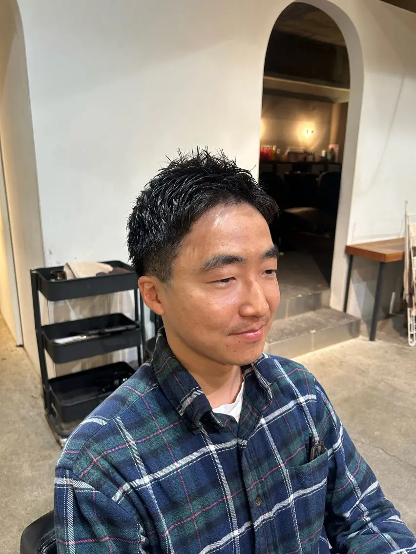 ショート メンズ twig 山田 永嶋芽衣のヘアスタイル