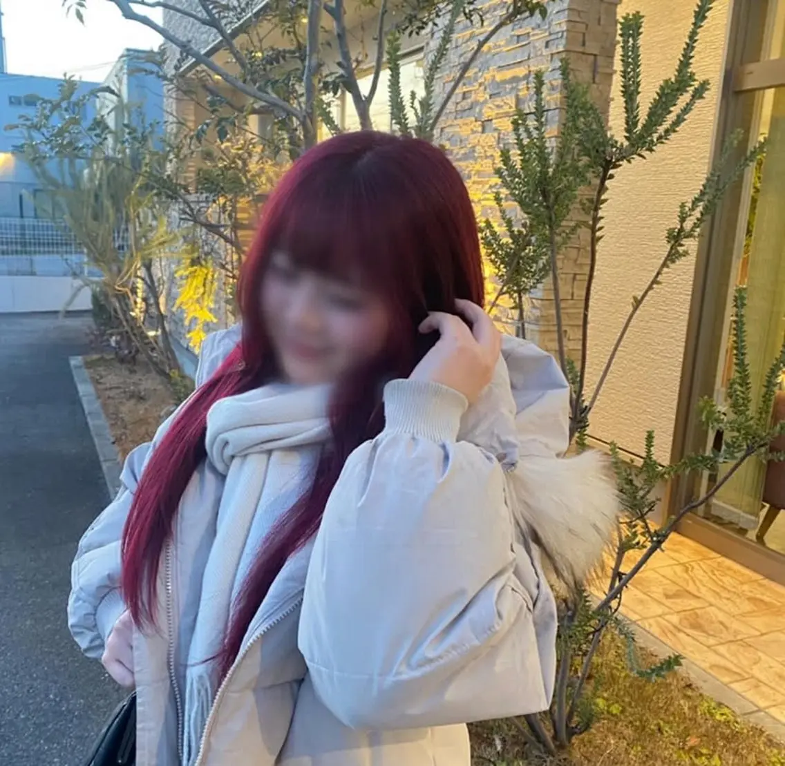 カラー ブリーチ レッドカラー 縮毛矯正 カット ヘアカラー 🍏平山 七菜🏠のヘアスタイル