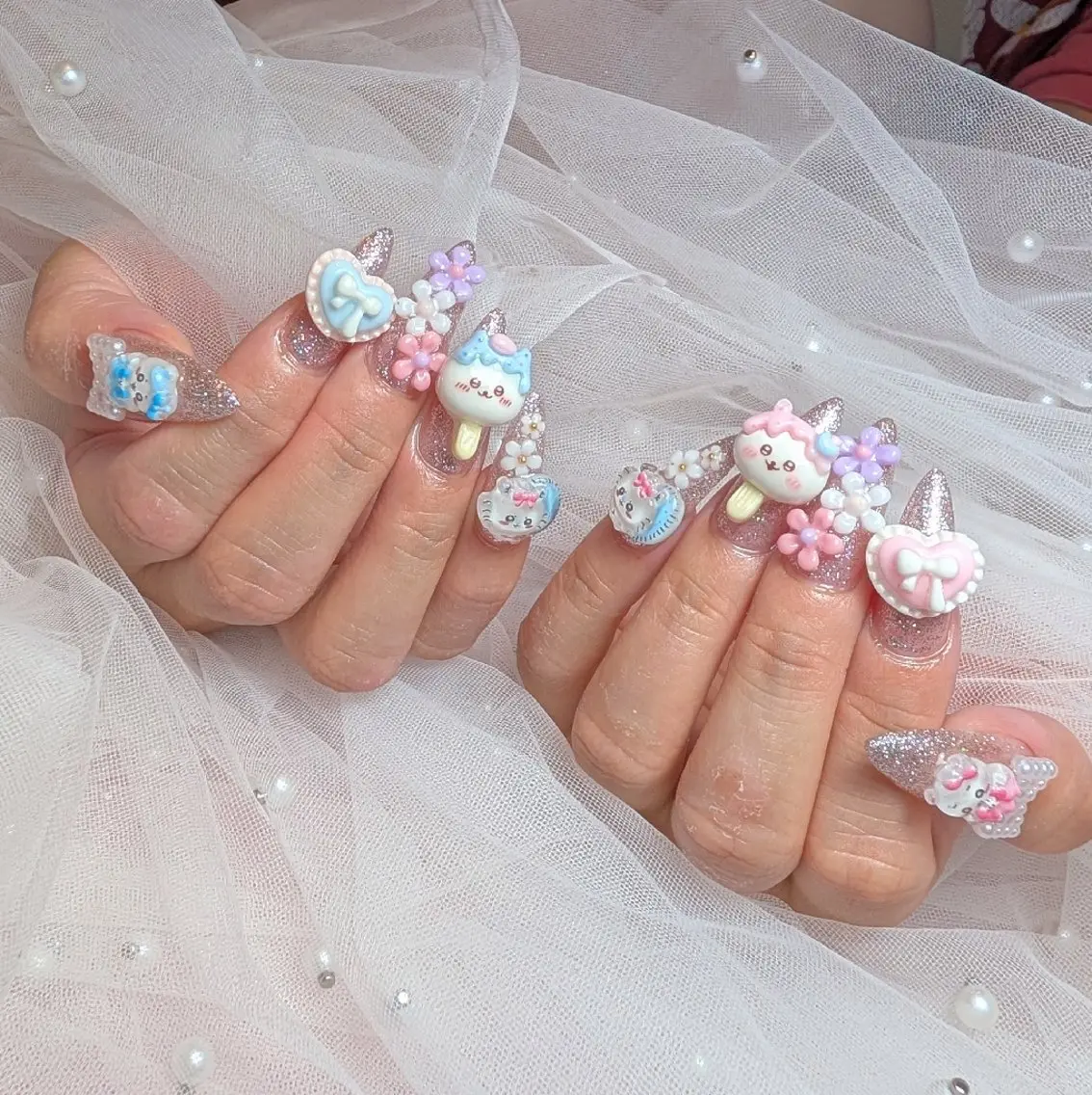 ネイル ハンドネイル PINKY♡ YUIのネイルデザイン