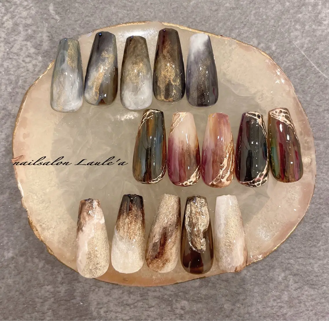 ネイル アートネイル フットネイル nailsalon Laule'aのネイルデザイン