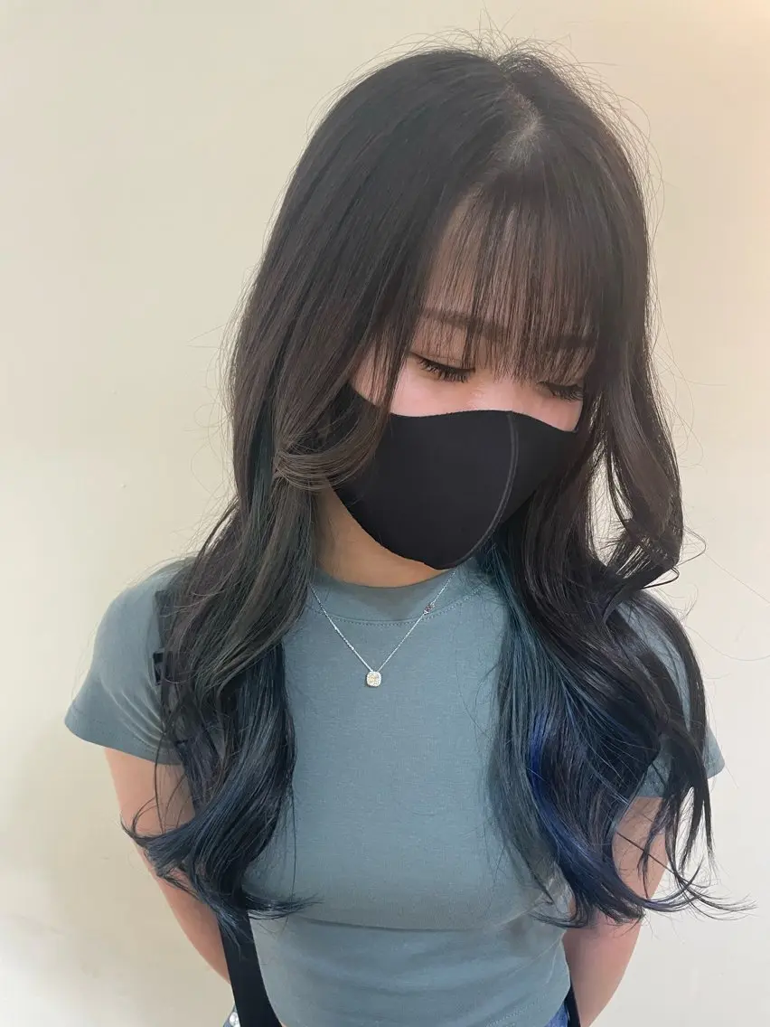 インナーカラーの写真