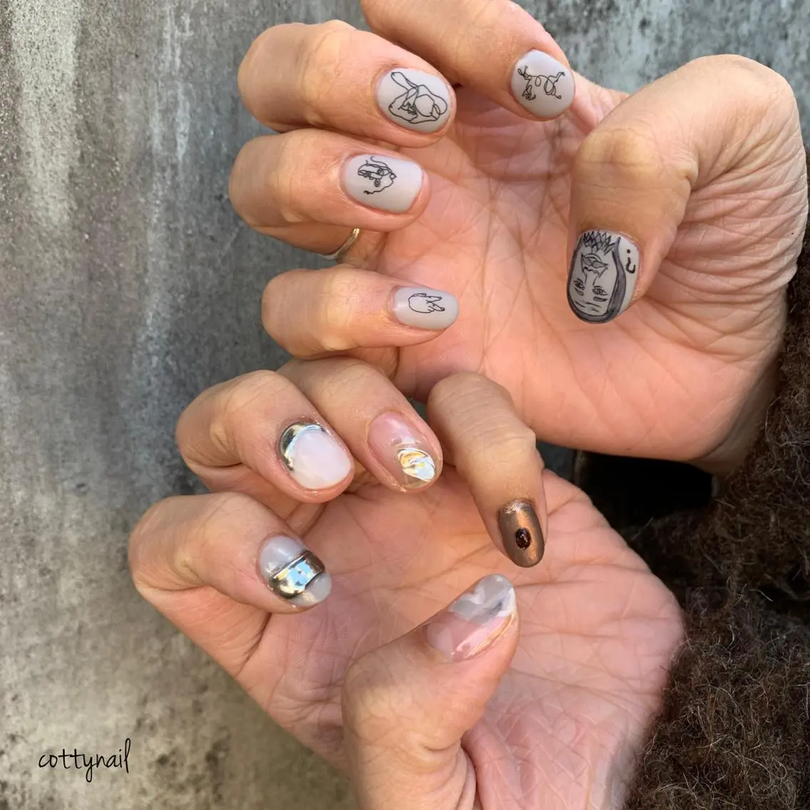 ネイル ジェルネイル ニュアンスネイル cottynail -miki-のその他イメージ