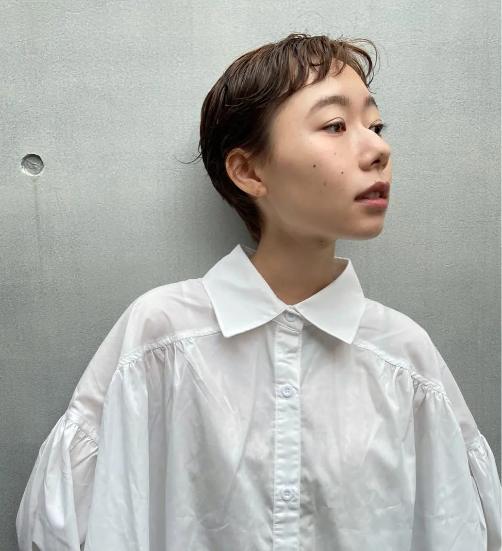 ショート ショートヘア ヘアカラー ｔｏ ｋｉのヘアスタイル