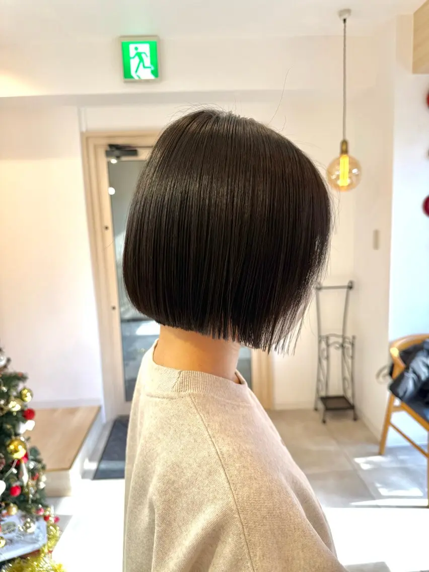 ショート ボブ 金山/透明感カラー ヘッドスパ/hinaのヘアスタイル