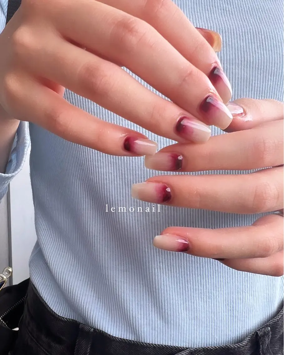 ネイル グラデーション lemo_nail 🍋のネイルデザイン