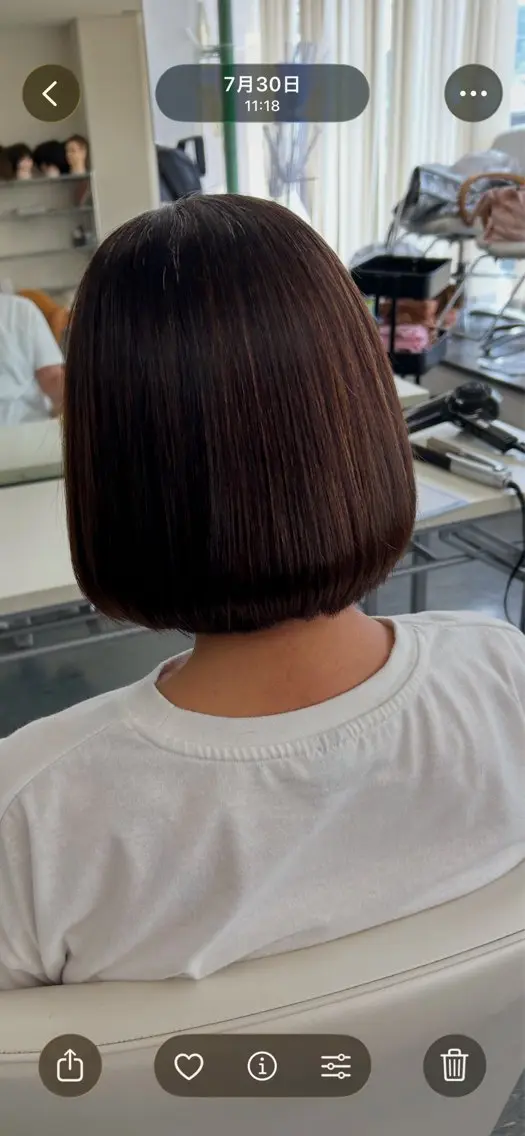 ミディアム 安田 百花のヘアスタイル