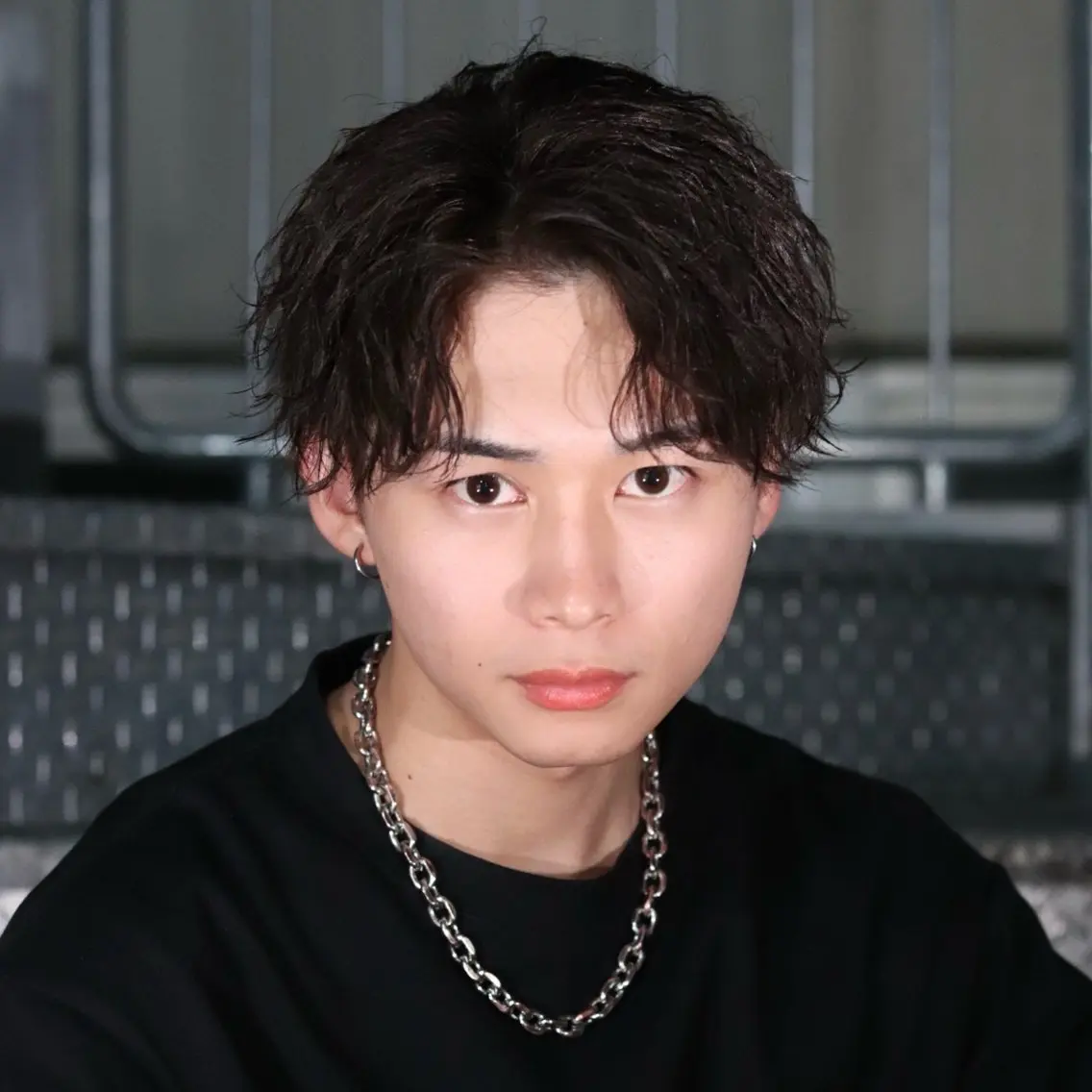 ショート カラー パーマ メンズ ヘアカラー 木代 ひめりのヘアスタイル