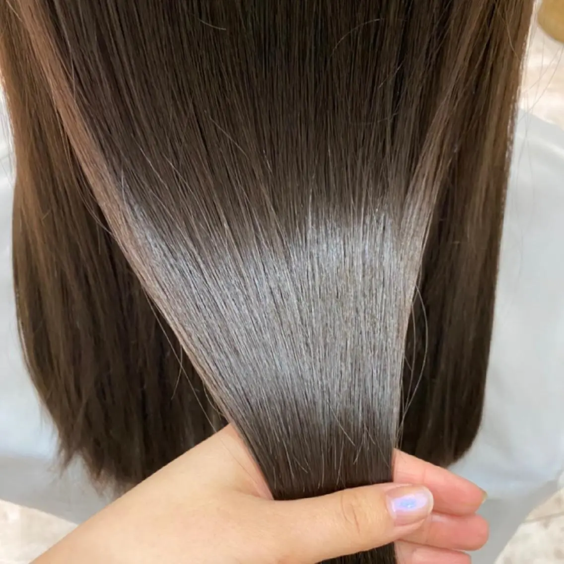 ロング カラー カット ヘアカラー トリートメント 🫧透け感⋆艶髪💎 山口アヤカのヘアスタイル