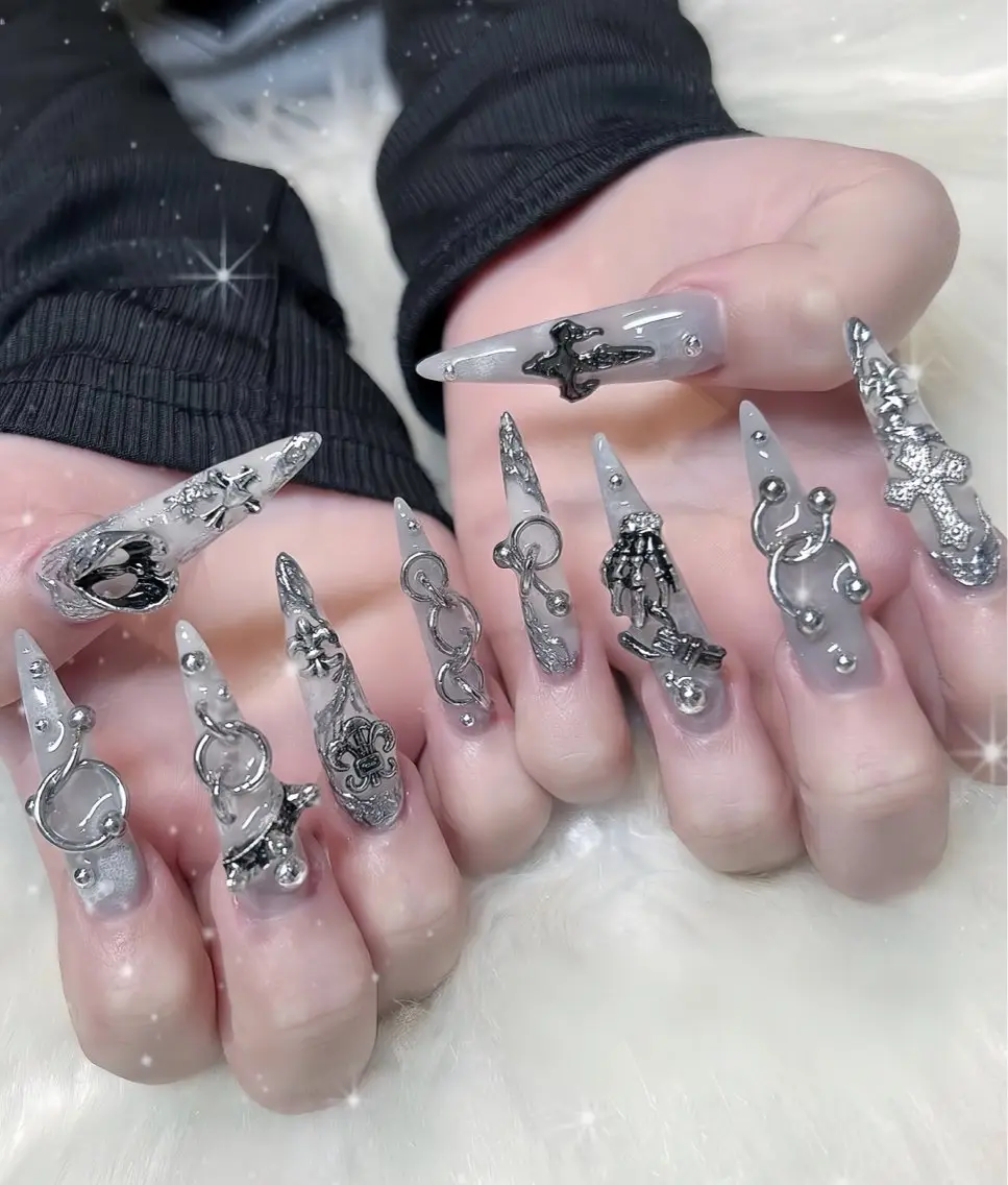 ネイル オーロラネイル ブルー フットネイル ジェルネイル 氷ネイル・うるうるネイル ハンドネイル Rin Nail 新大久保店のネイルデザイン