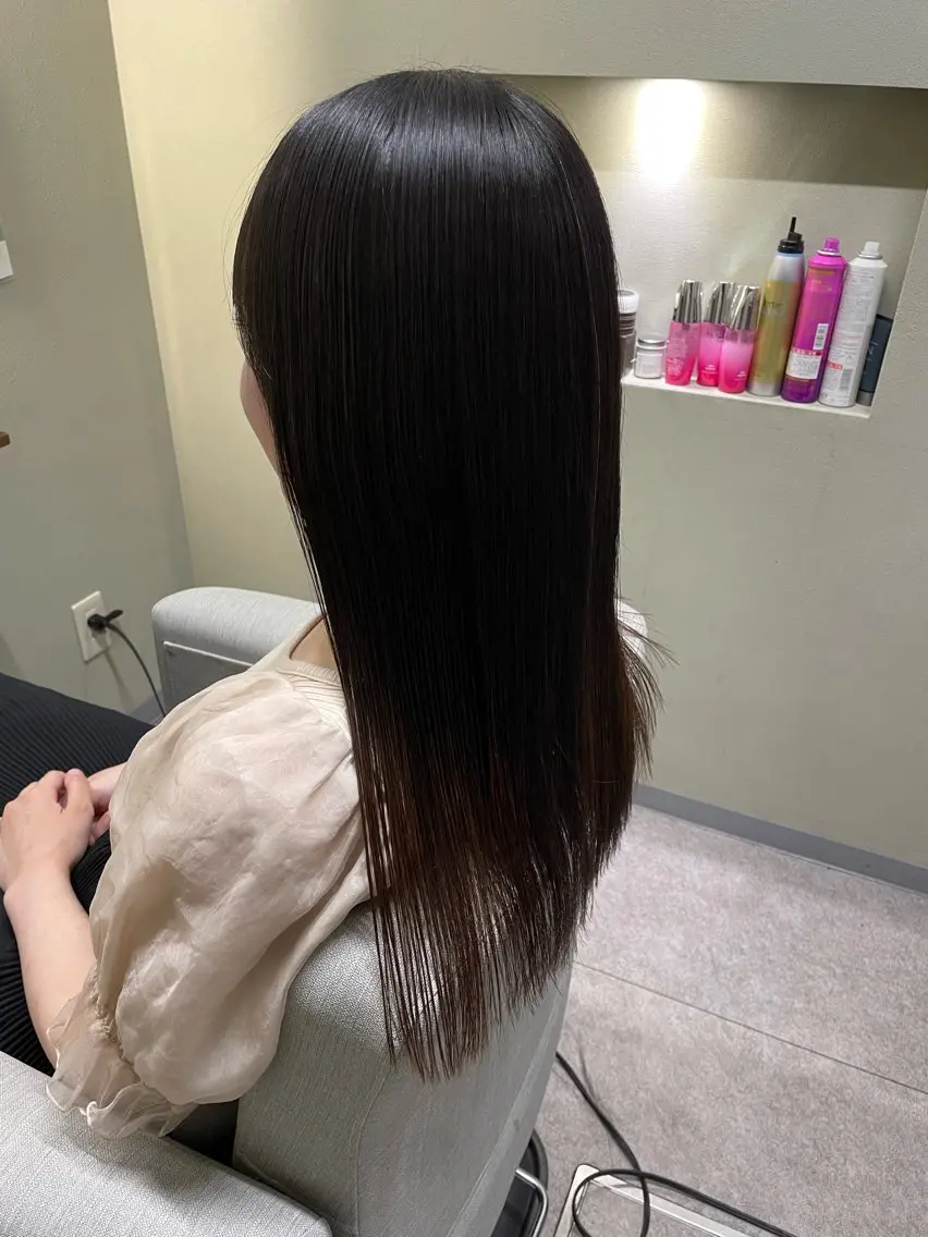 ロング 髪質改善/艶カラー/ 縮毛矯正ダイキのヘアスタイル