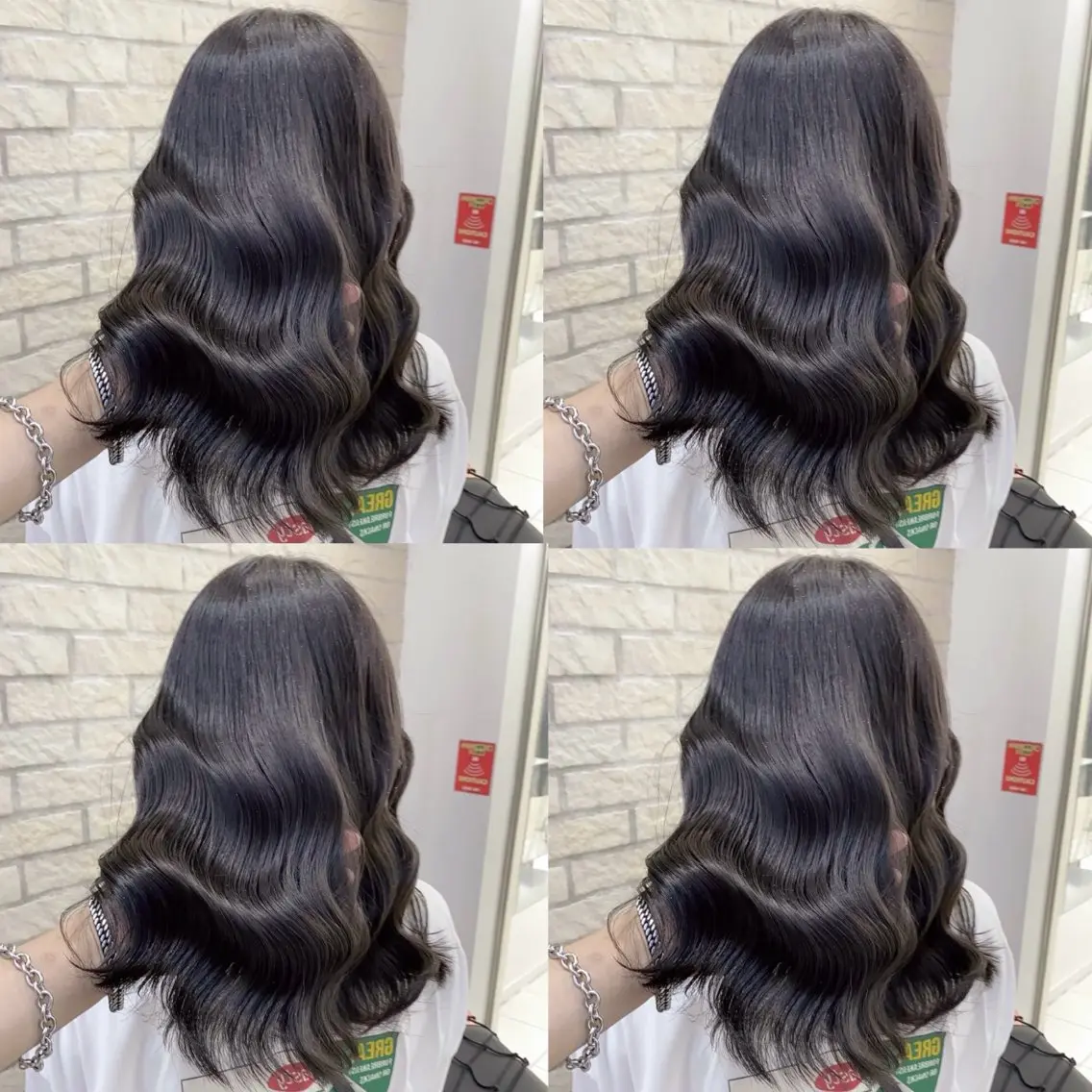ロング カラー ヘアカラー 成瀬スパイラル パーマ清水大隼のヘアスタイル
