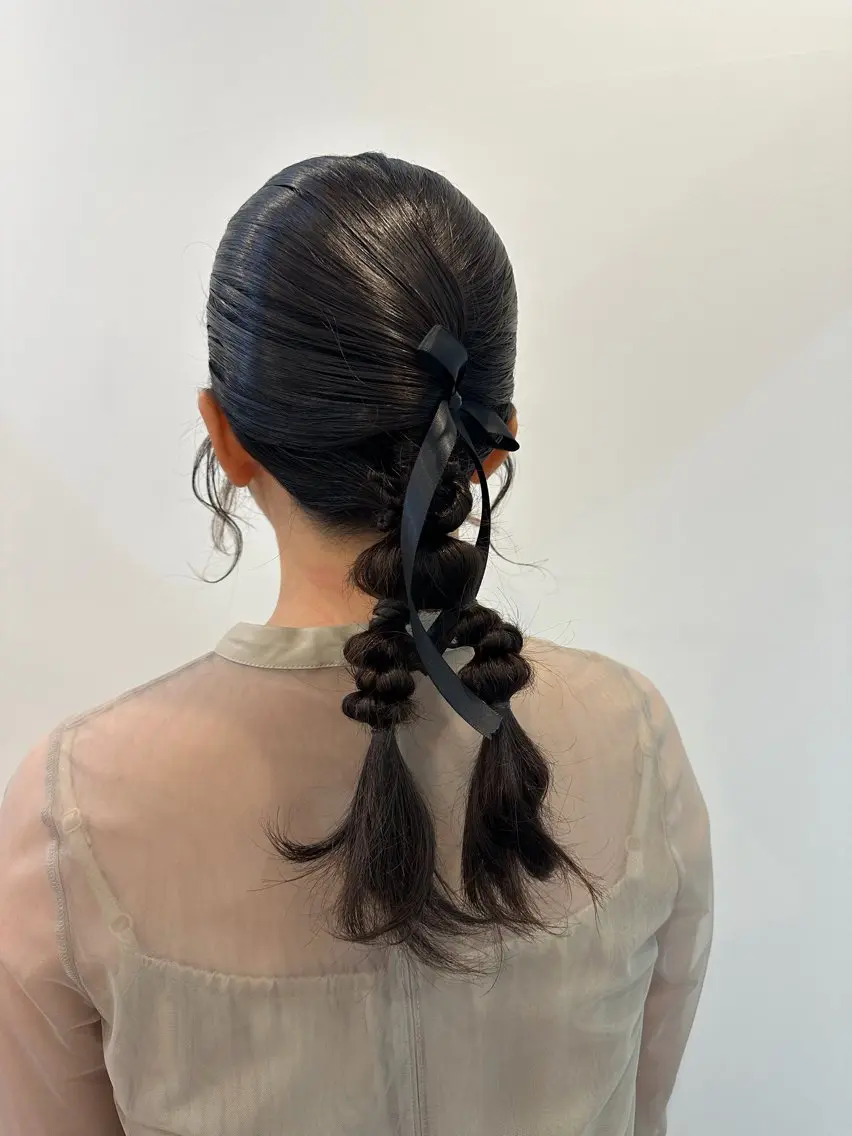 ミディアム ヘアアレンジ ヘアセット レイヤー/ヘアセット 💐nao.のヘアスタイル